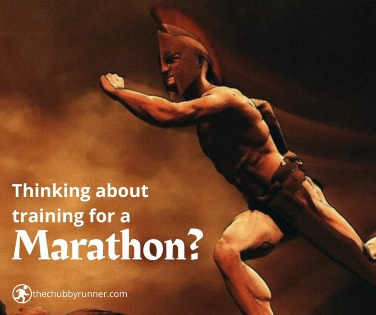 training for a marathon